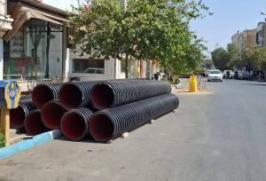 هدایت آب های سطحی در خیابان‌های یزد