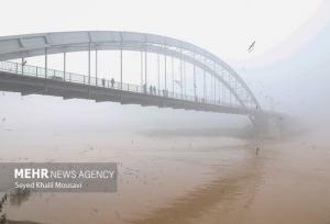 تداوم مه گرفتگی شدید در اهواز