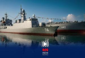 تصاویری از الحاق ناو سهند و ناوبندر کردستان به نیروی دریایی ارتش