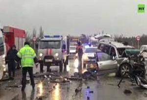 تصادف جاده‌ای در تاتارستان روسیه ۴ کشته برجای گذاشت