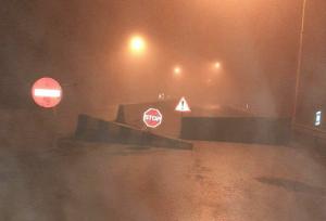 محور فیض آباد-سانیج -سخوید مسدود شد