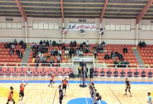 والیبال مس سونگون و زریبار مریوان نیمه تمام ماند