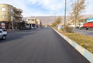 محور پرتردد لاین جنوبی شهر آلونی آماده بهره‌برداری