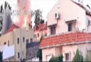 مقر فرماندهی صهیونیست‌ها در «کریات شمونه» زیر آتش حزب الله+ فیلم