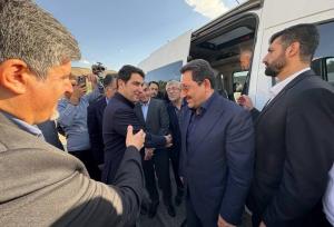 وزیر صنعت، معدت و تجارت وارد سنندج شد