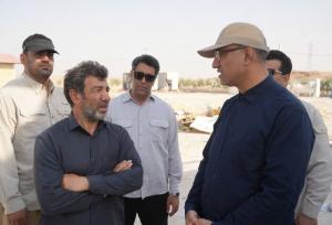 بازدید استاندار کرمانشاه از آماده‌سازی قصرشیرین برای میزبانی از زائران