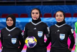 سوت ۲ داور زن ایران در حساس‌ترین بازی فوتسال در آسیا