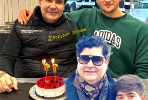 جشن تولد ساده و خودمانی سالار عقیلی برای پسرش