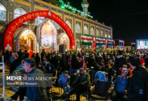 حال وهوای گلزار شهدای کرمان در شب شهادت حاج قاسم سلیمانی