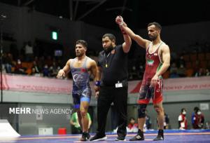 کیوان رستم آبادی در کشتی آزاد فینالیست شد 