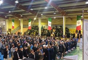 گردهمایی بزرگ بسیجیان در سقز