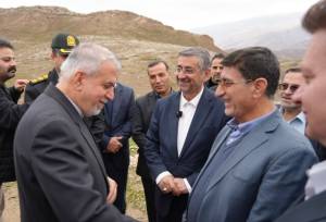 وزیر میراث‌ فرهنگی وارد پلدختر شد