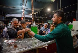 خدمات بی‌وقفه مواکب مرز مهران