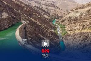 گزارش خبرنگار مهر از وضعیت آب سد امیرکبیر
