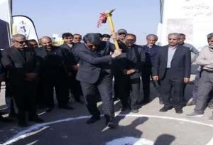 کلنگ‌زنی پروژه بهسازی و دو بانده کردن محور رفسنجان – داوران – زرند
