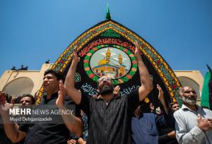 عزاداری شهادت حضرت فاطمه زهرا(س) در روستای رحق کاشان