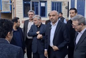 بازدید وزیر تعاون از یک کارخانه تولید پوشاک در کرج