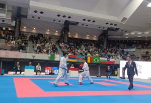 دو مبارزه حسین تبرته در مسابقات کاراته