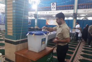حضور پرشور مردم استان سمنان پای صندوق‌های رای