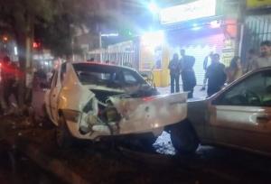 تصادف زنجیره‌ای در رشت یک فوتی و دو مجروح برجا گذاشت