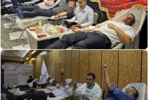 اقدام نوع‌دوستانه اهدای خون توسط کارکنان بانک رفاه کارگران
