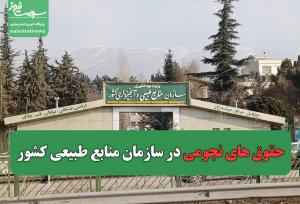 حقوق های نجومی در سازمان منابع طبیعی کشور  صحت دارد؟