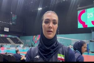 ریحانه کریمی: امیدوارم به مدال برنز برسیم/روی نقاط ضعف باید کار کنیم