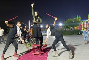 جشنواره تئاتر خیابانی «کران تا بیکران» در بوشهر برگزار شد