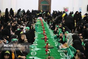 برپایی بزرگترین سفره جهانی حضرت رقیه (س) همزمان با سراسر کشور در رشت