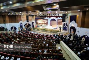 نوای «آذربایجان اویاخدی، انقلابا دایاخدی» در مصلی اعظم تبریز