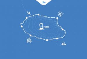 بلو، حامی ماراتن بزرگ کیش شد