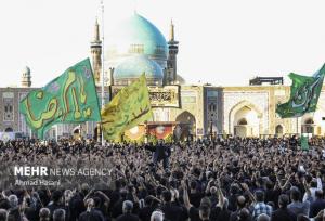 مراسم چهار پایه‌خوانی در حرم امام رضا(ع)