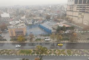 تصاویری از بارش باران پاییزی در مشهد