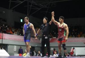 فرنگی کار وزن ۸۷ کیلوگرم ایران فینالیست شد 