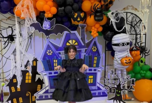 جشن هالووین دختر بیرانوند به سبک «ونزدی»