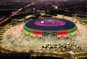 افتتاح ورزشگاه مدرن ابن بطوطه؛ حسرت ایرانی‌ها دوچندان شد