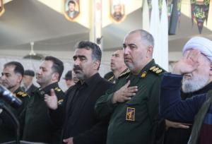 سوگ فاطمی در مصلای شهرستان آستارا