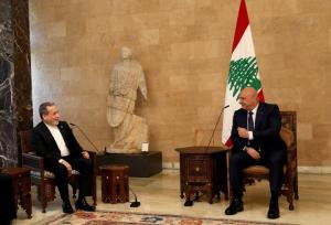 «عراقچی» با رئیس جمهور لبنان دیدار کرد