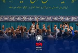 گرامیداشت اقدامات شهید رئیسی توسط رهبر انقلاب در دیدار با کارگران