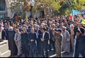 فریاد استکبارستیزی مردم انقلابی شاهرود در ۱۳ آبان