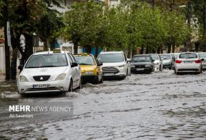 وضعیت آبگرفتگی در خونسرخ بندرعباس