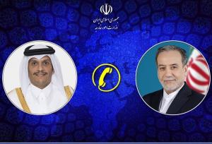 تماس تلفنی عراقچی با وزیر امور خارجه قطر