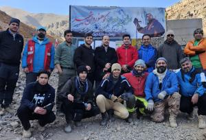 صعود ۳۵۰ کوهنورد به «برف‌انبار قم» در نخستین رویداد شهدای کوهنورد