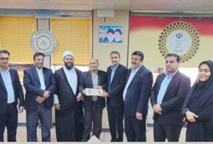 جانباز نابینا در دیلم تجلیل شد