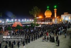 مراسم عزاداری شهادت امام رضا(ع) در حرم شاهچراغ(ع)
