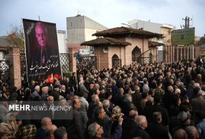تشییع باشکوه چهره ماندگار موسیقی گیلان در سلیمانداراب رشت