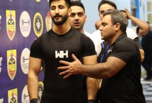 پایان رقابت جذاب دسته ۹۴ کیلوگرم لیگ برتر وزنه‌برداری در اهواز