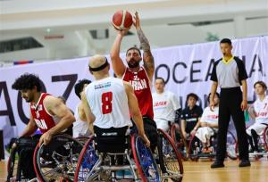 صعود بسکتبال با ویلچر آقایان به نیمه نهایی آسیا-اقیانوسیه