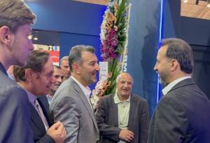 حضور رییس هیات عامل ایمیدرو در غرفه چادرملو در نمایشگاه متافو تبریز