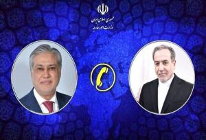 بررسی تحولات منطقه‌ای و بین المللی درگفتگوی تلفنی وزرای ایران وپاکستان